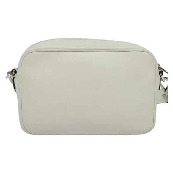 PRADA Shoulder Bag Leather White Silver - Picture 3 of 13